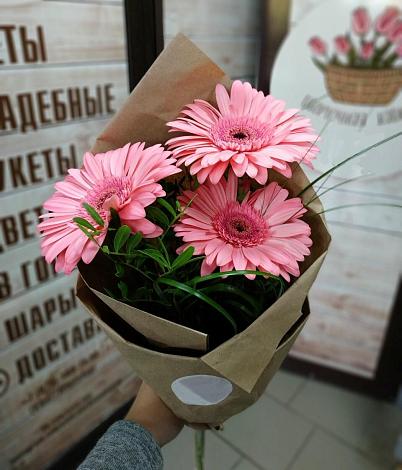 Букет цветов из: Герберы в Клеменово