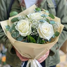 Букет Нежные грёзы в Клеменово Букет цветов из: Розы в Клеменово