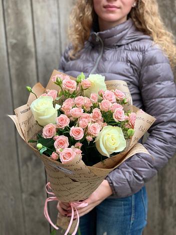 Букет цветов из: Розы в Клеменово