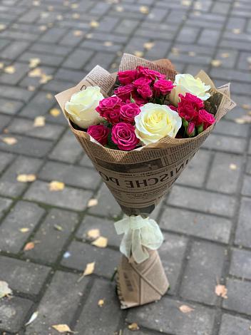 Букет цветов из: Розы в Клеменово