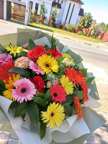 Букет цветов из: Герберы в Клеменово
